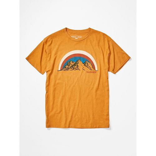 Marmot Clove Hitch T-Shirts For Mens Gold WDZ609132